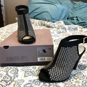 Jennifer Lopez Sasha Black High Heels